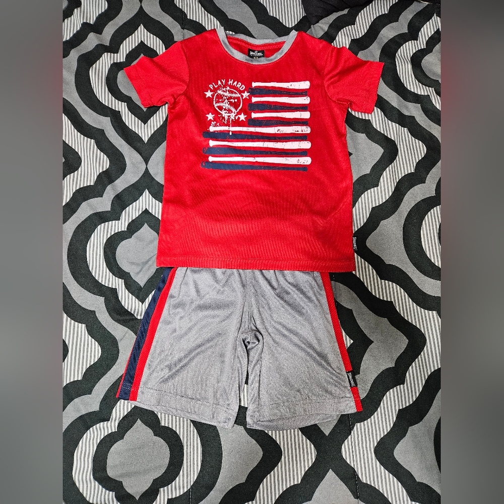 Boy t-shirts and shorts set bundle